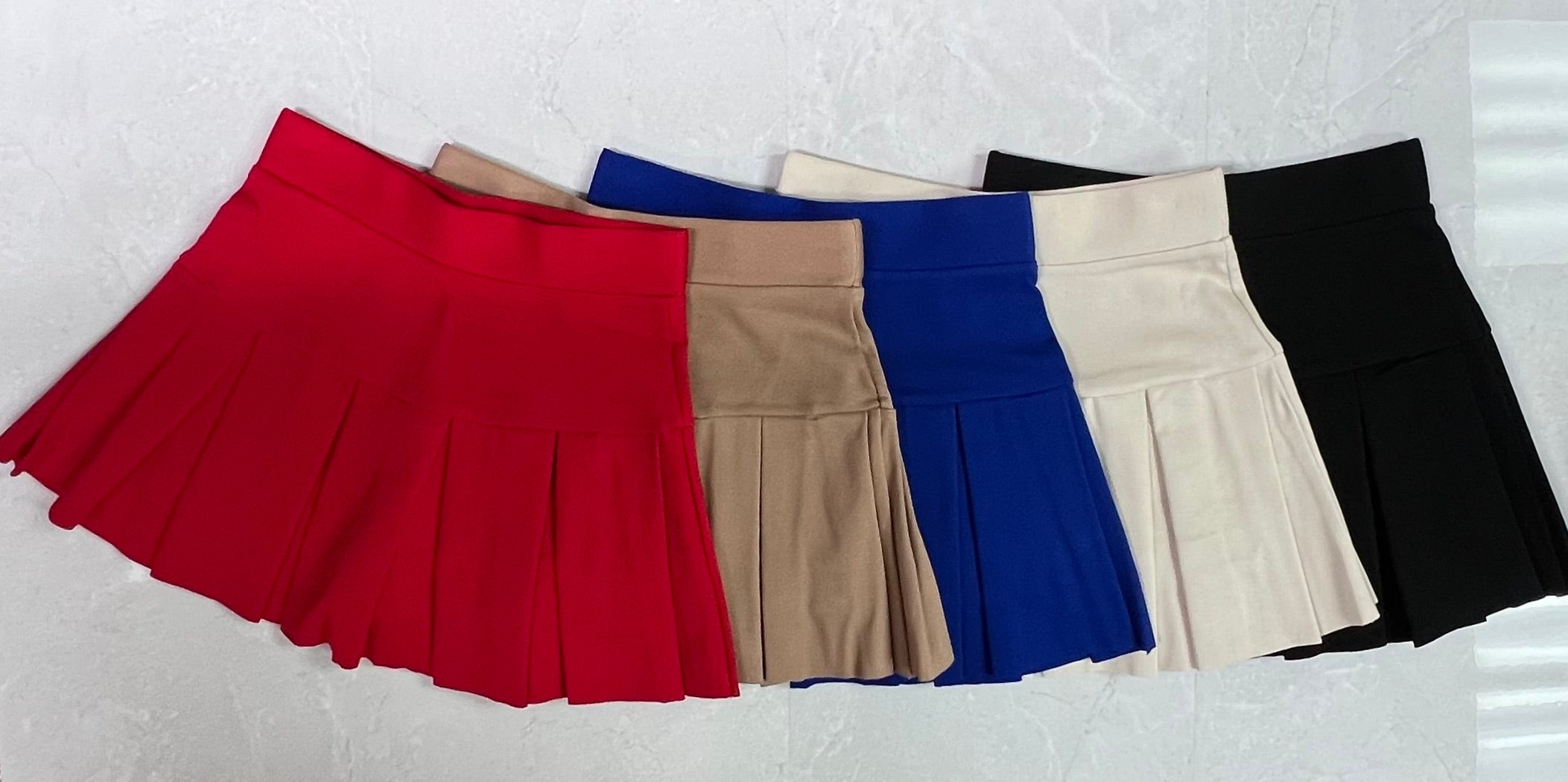 Pleated skort