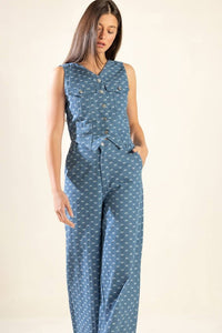Lety’s Palazzo denim pant