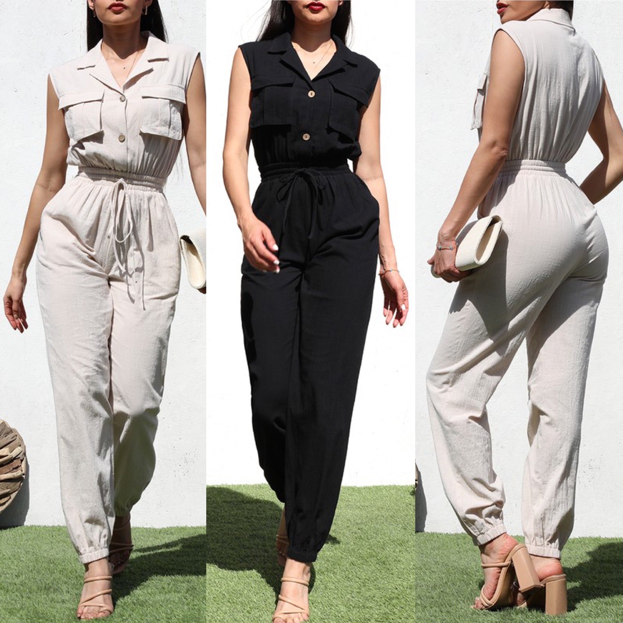 Cargo jumpsuit