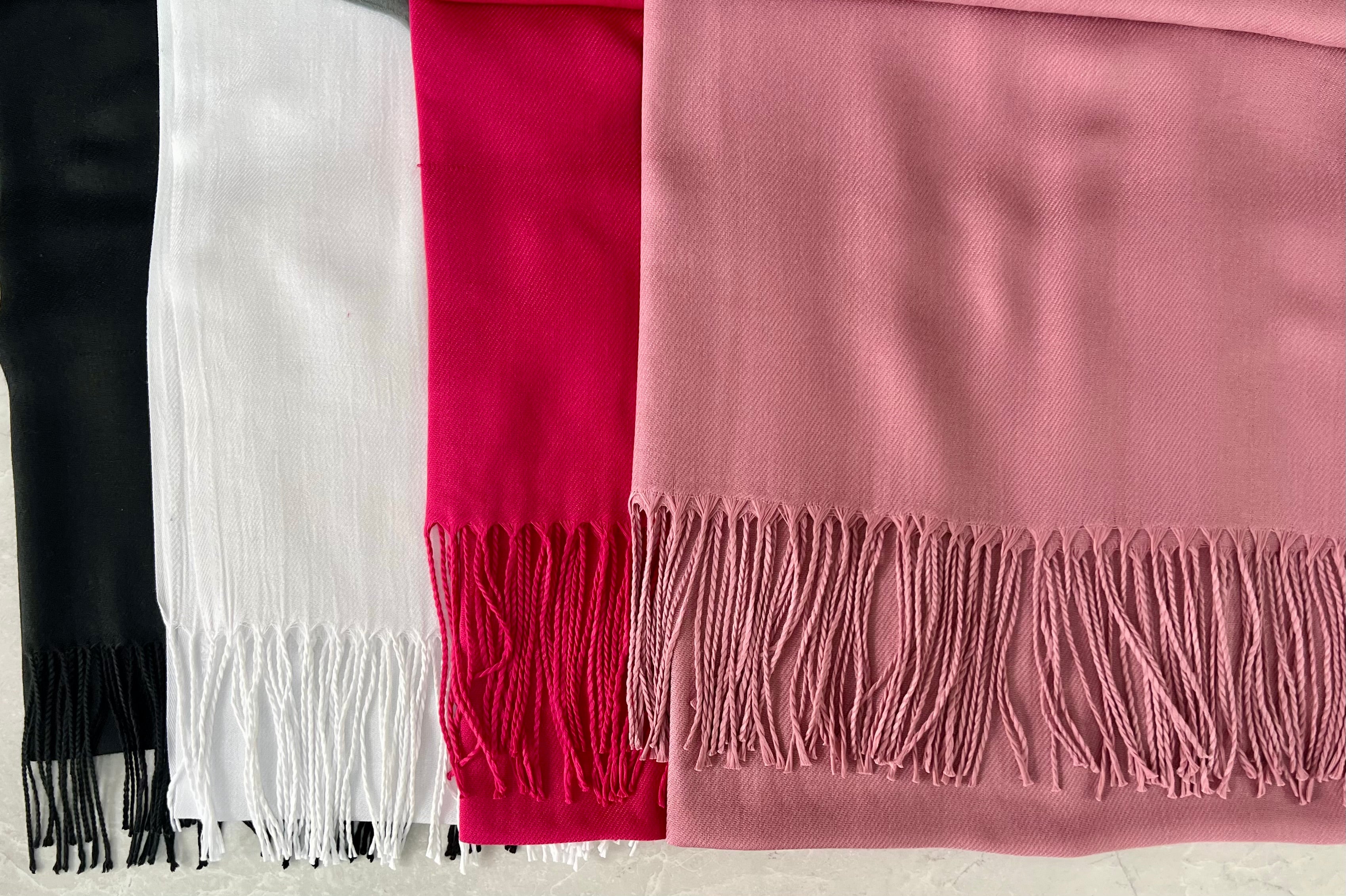 Pashmina en color sólido