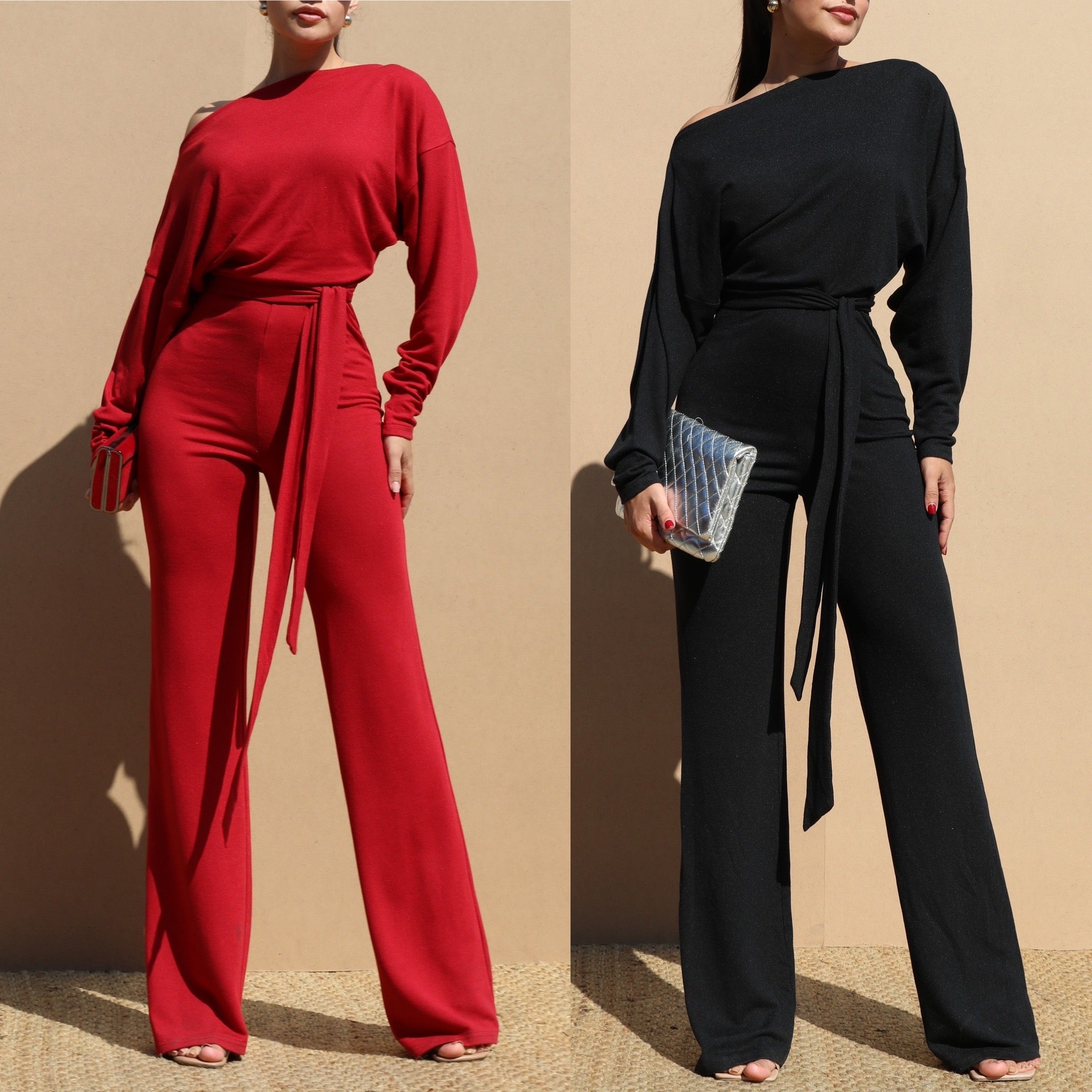 Boat neck Jumpsuit