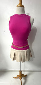 Pleated skort