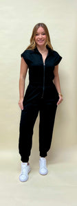 From zipper jumpsuit