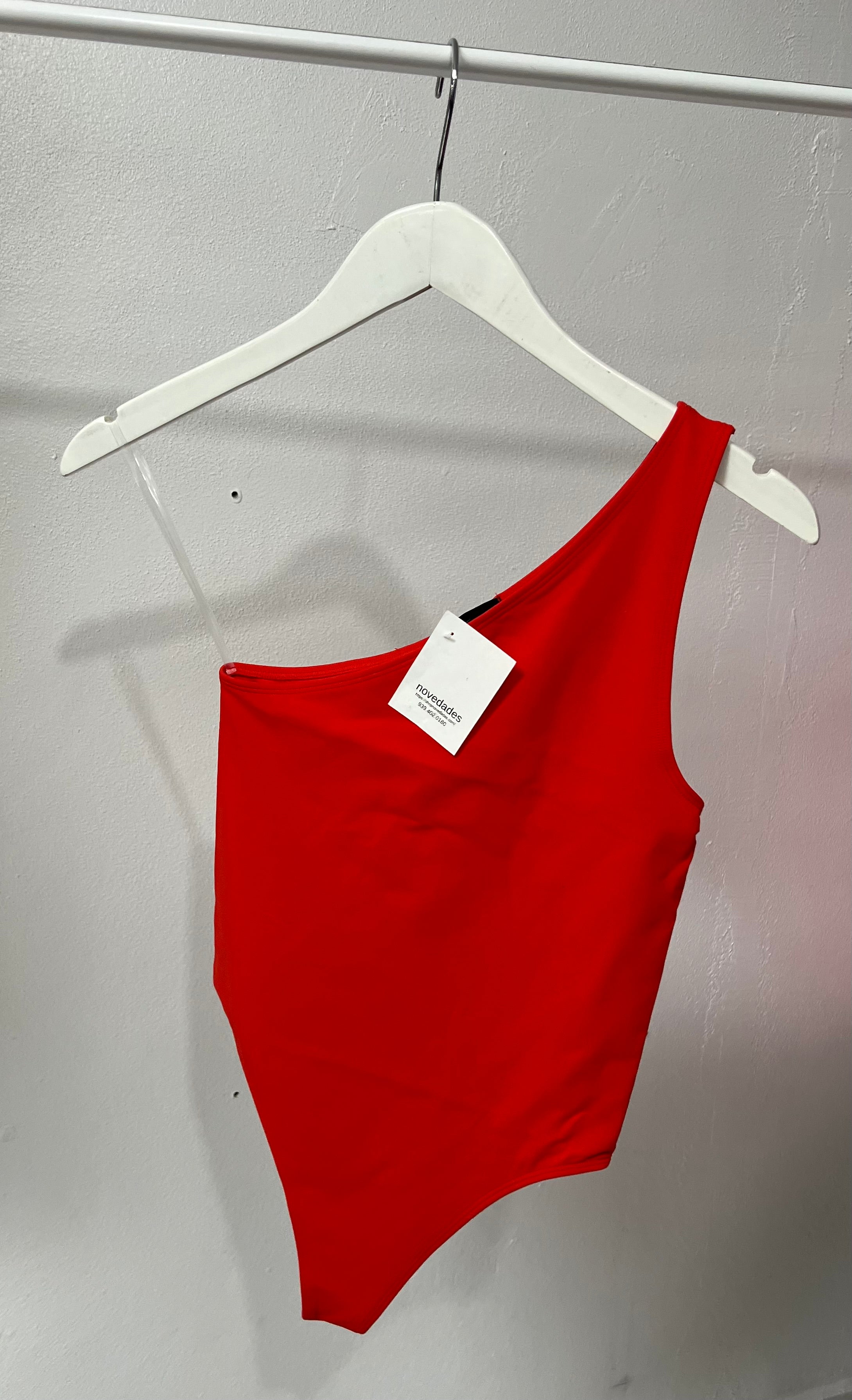 One Shoulder Basic bodysuit
