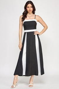 Black & White maxi dress