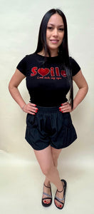 Smile sequins T-Shirt