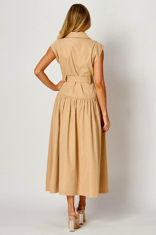 MIDI stitching dress