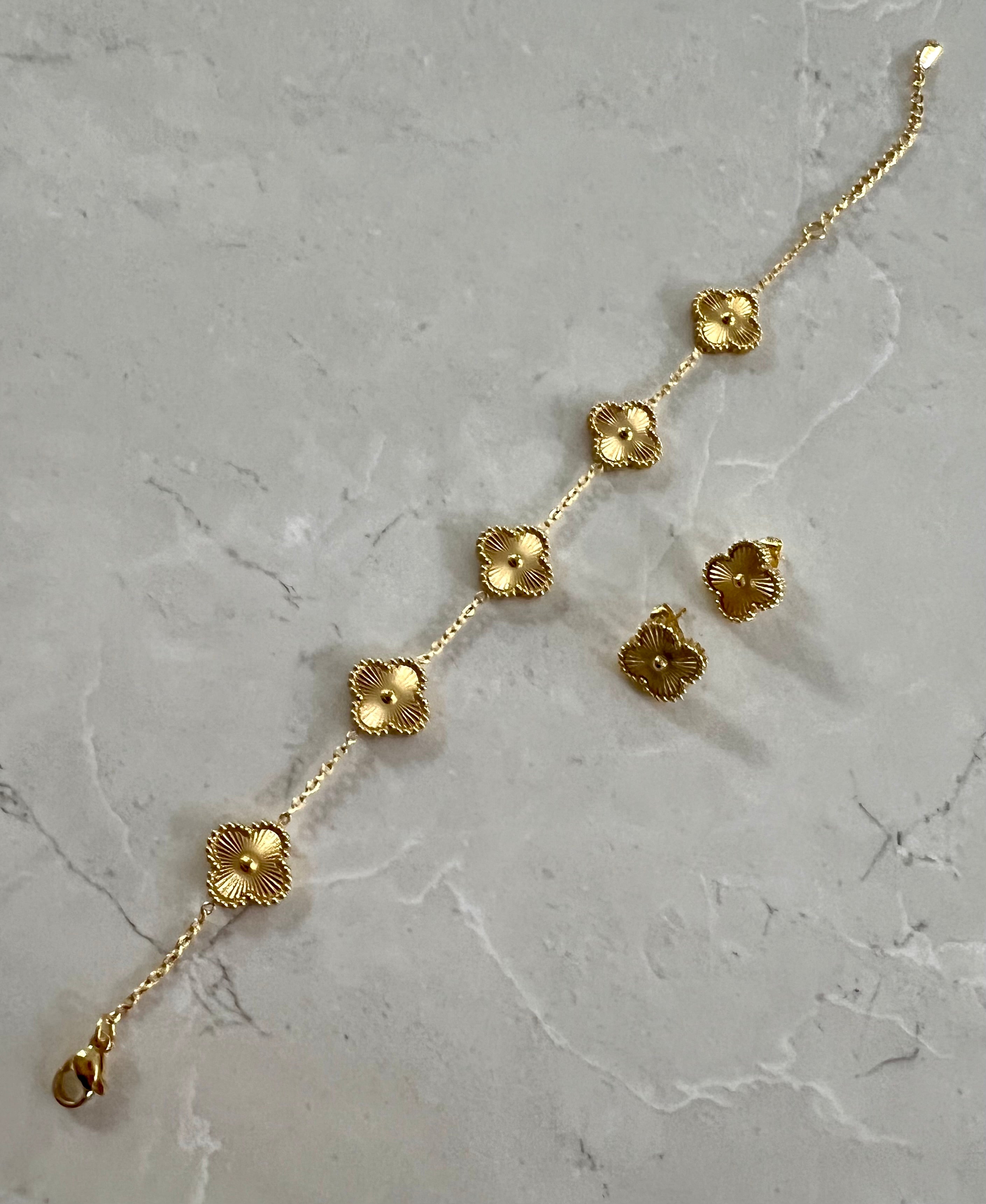 Stainless Steel Flowers Studs