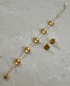 Stainless Steel Flowers Studs