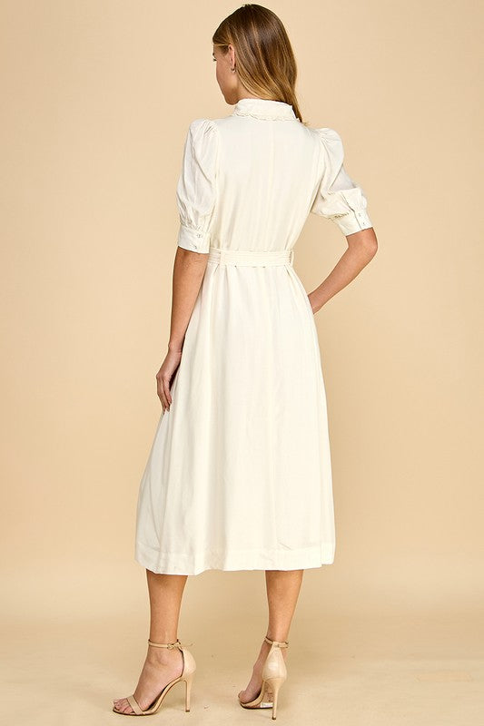 Pleated MIDI dress
