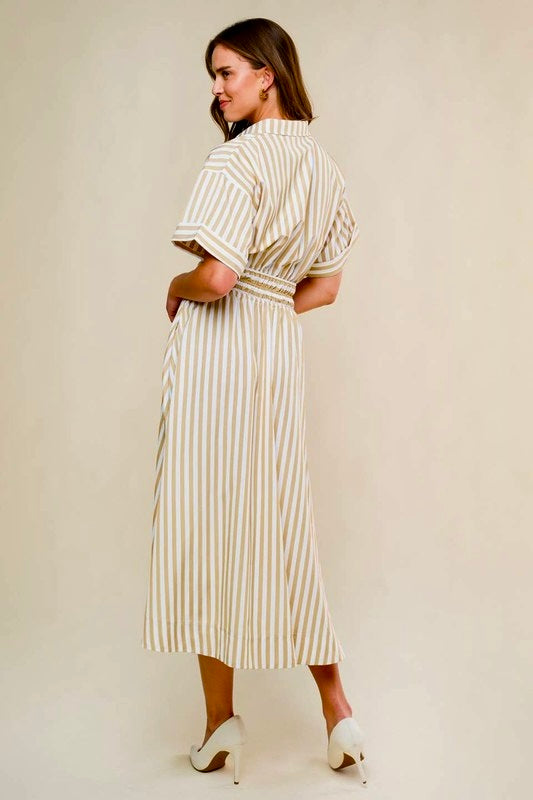 Stripes Midi dress