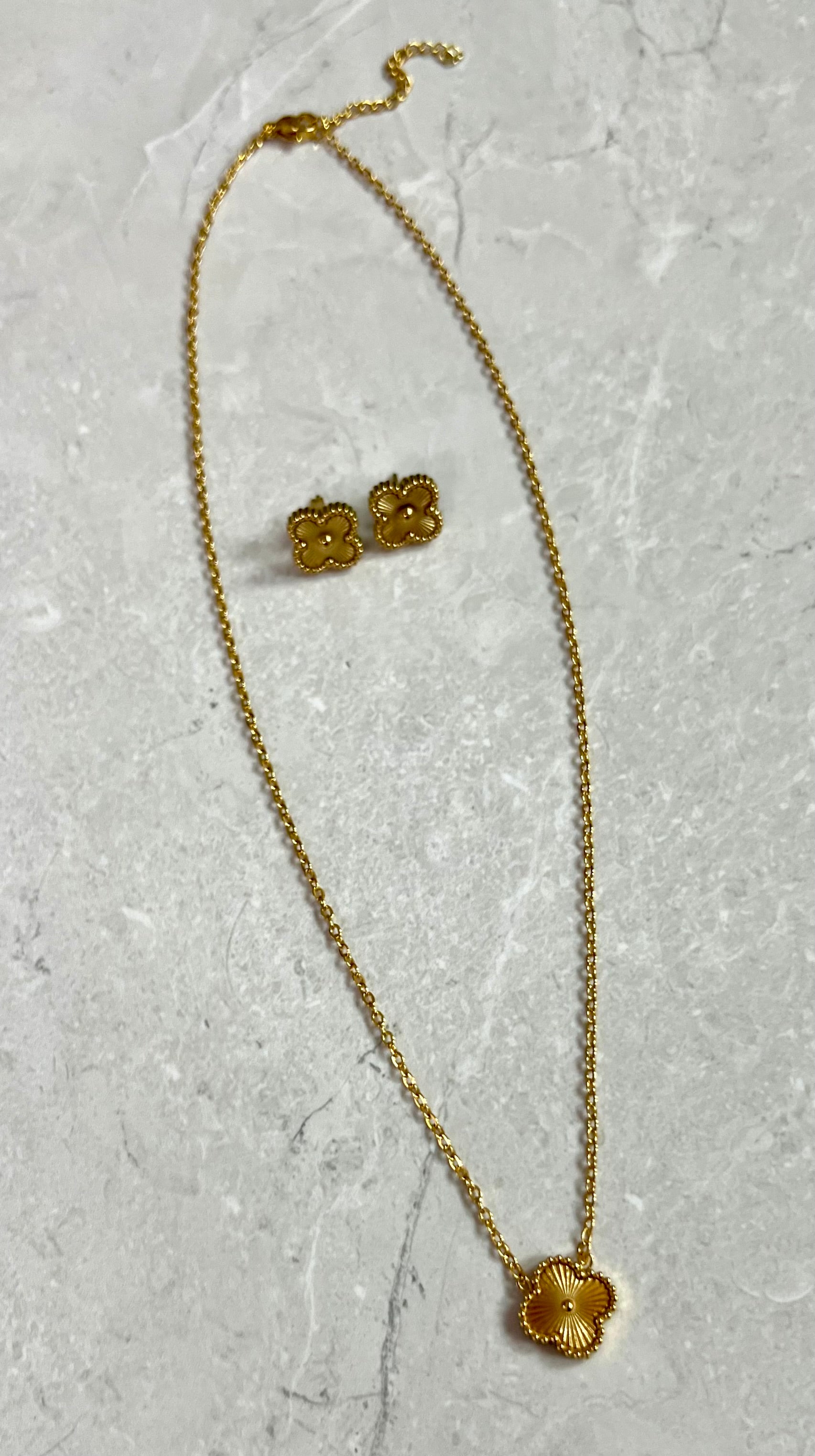 Flowers Stainless Steel set