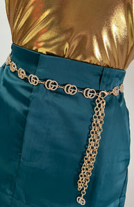 G thin chain belt