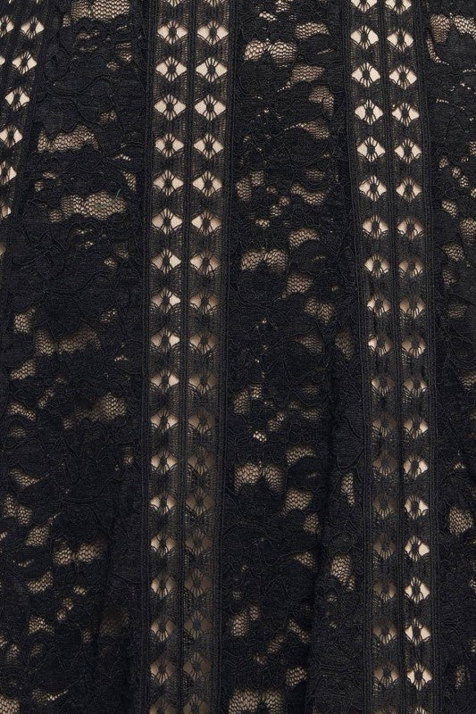Isabela’s lace midi dress