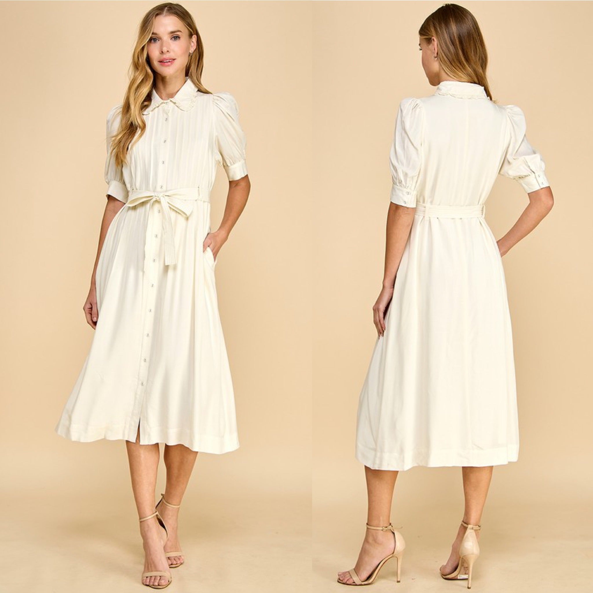 Pleated MIDI dress
