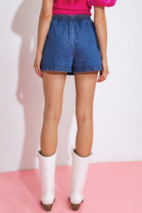 Flat Denim skort