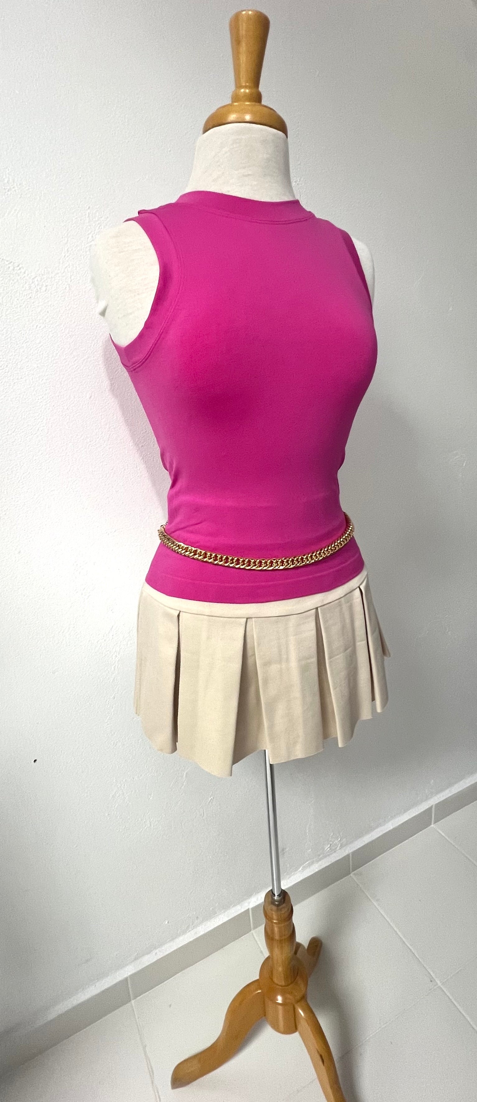 Pleated skort