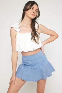 Ruffle skort