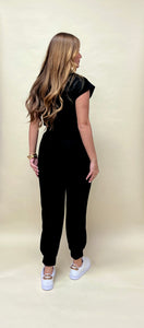 From zipper jumpsuit