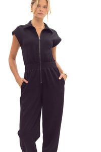 From zipper jumpsuit