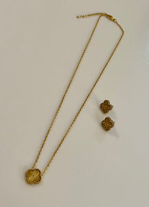 Flowers Stainless Steel set