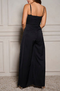 Pleated jumpsuit