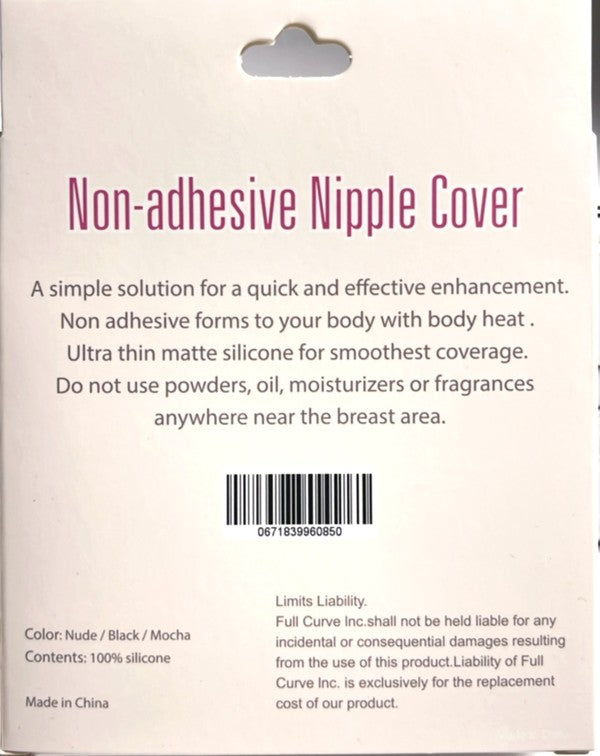Thin silicone intimate cover pads