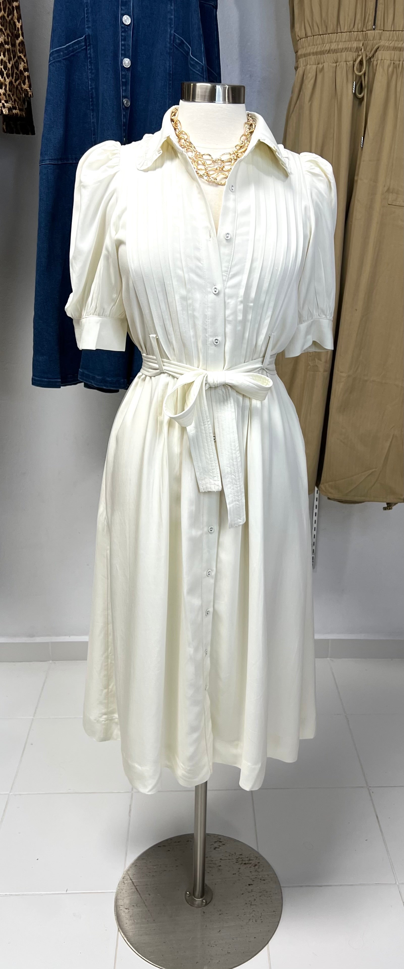 Pleated MIDI dress