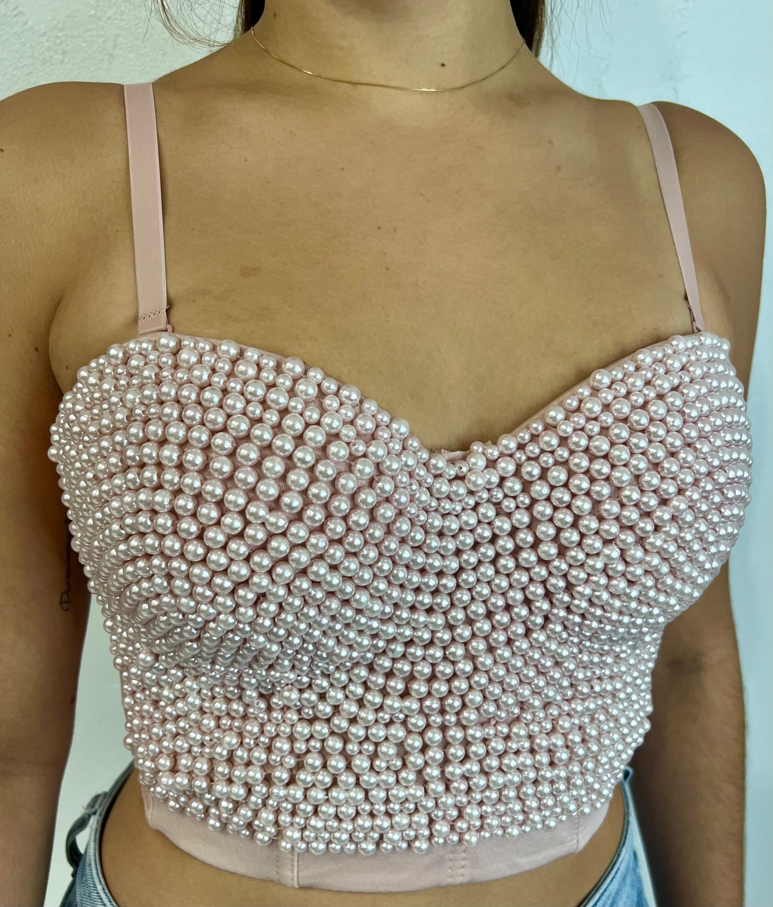 Pearls bustier