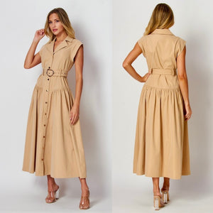 MIDI stitching dress