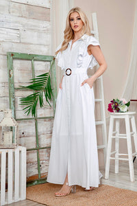 Ruffles maxi dress