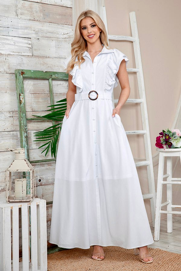 Ruffles maxi dress