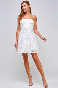 Organza flowers special occasion dress