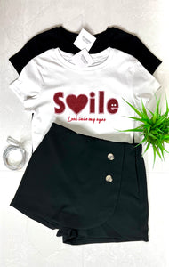 Smile sequins T-Shirt