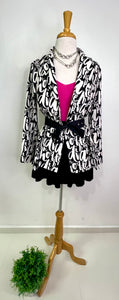 Diva printed blazer