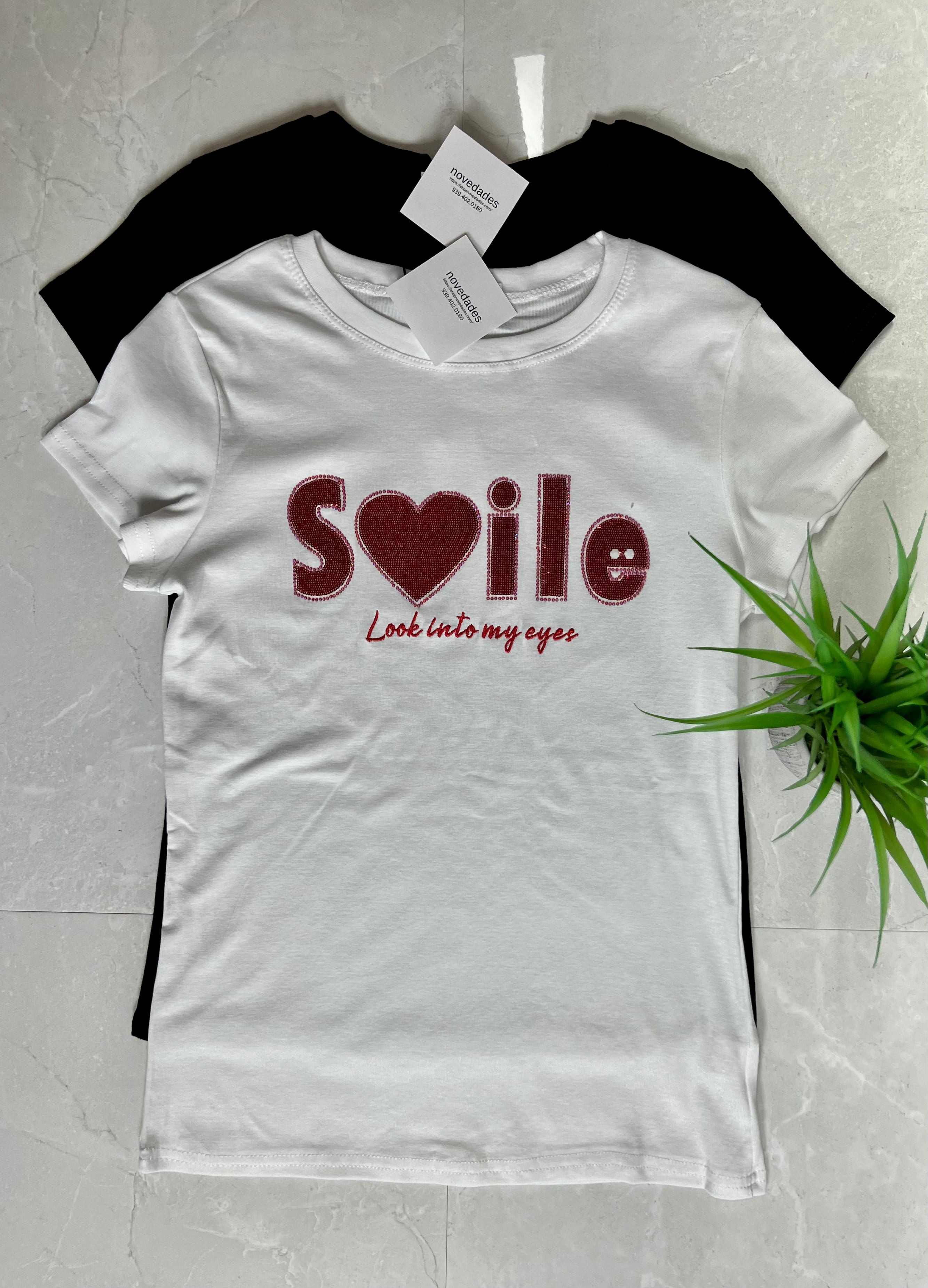 Smile sequins T-Shirt