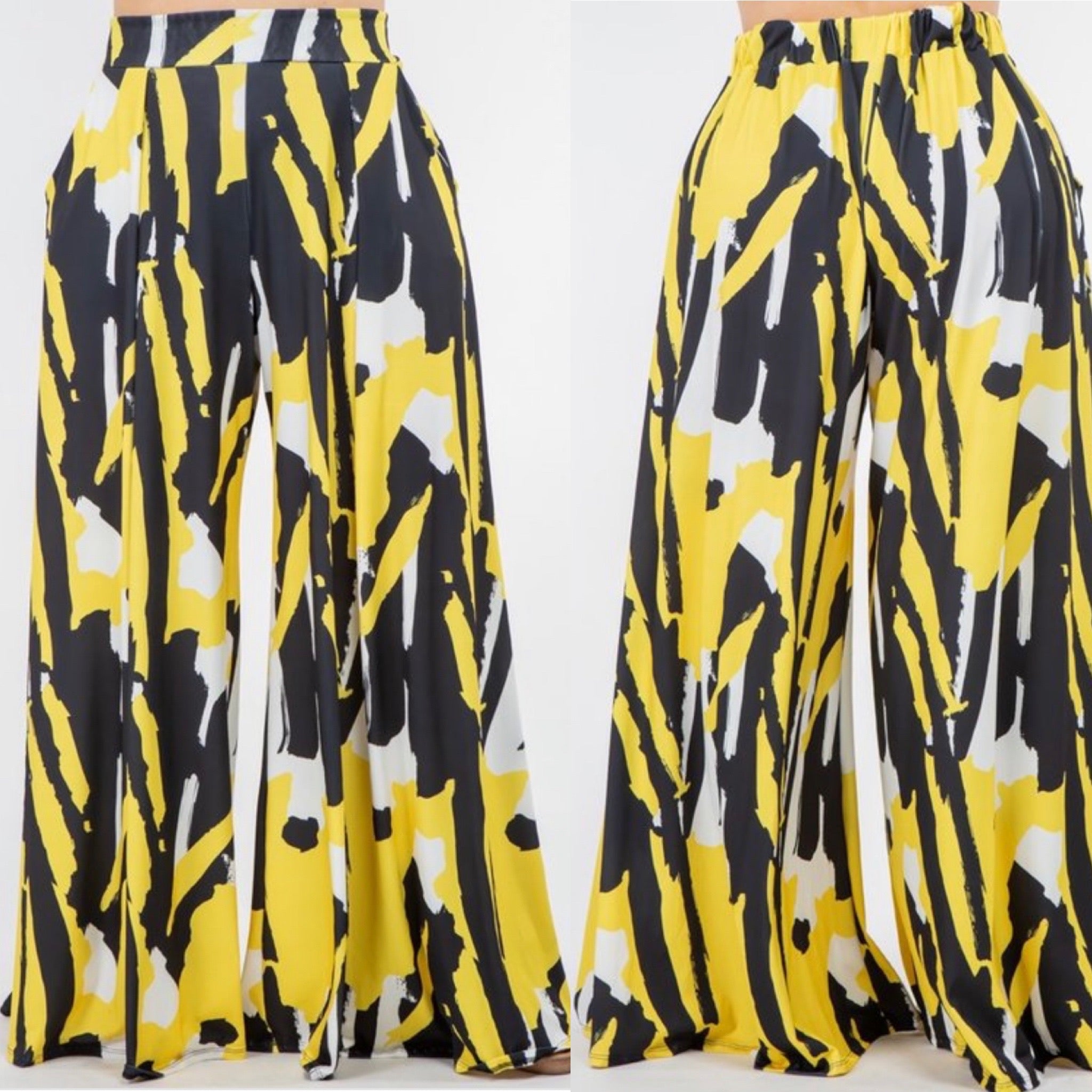 Sunny printed palazzo plus pants