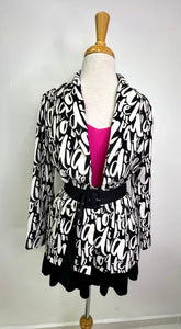 Diva printed blazer