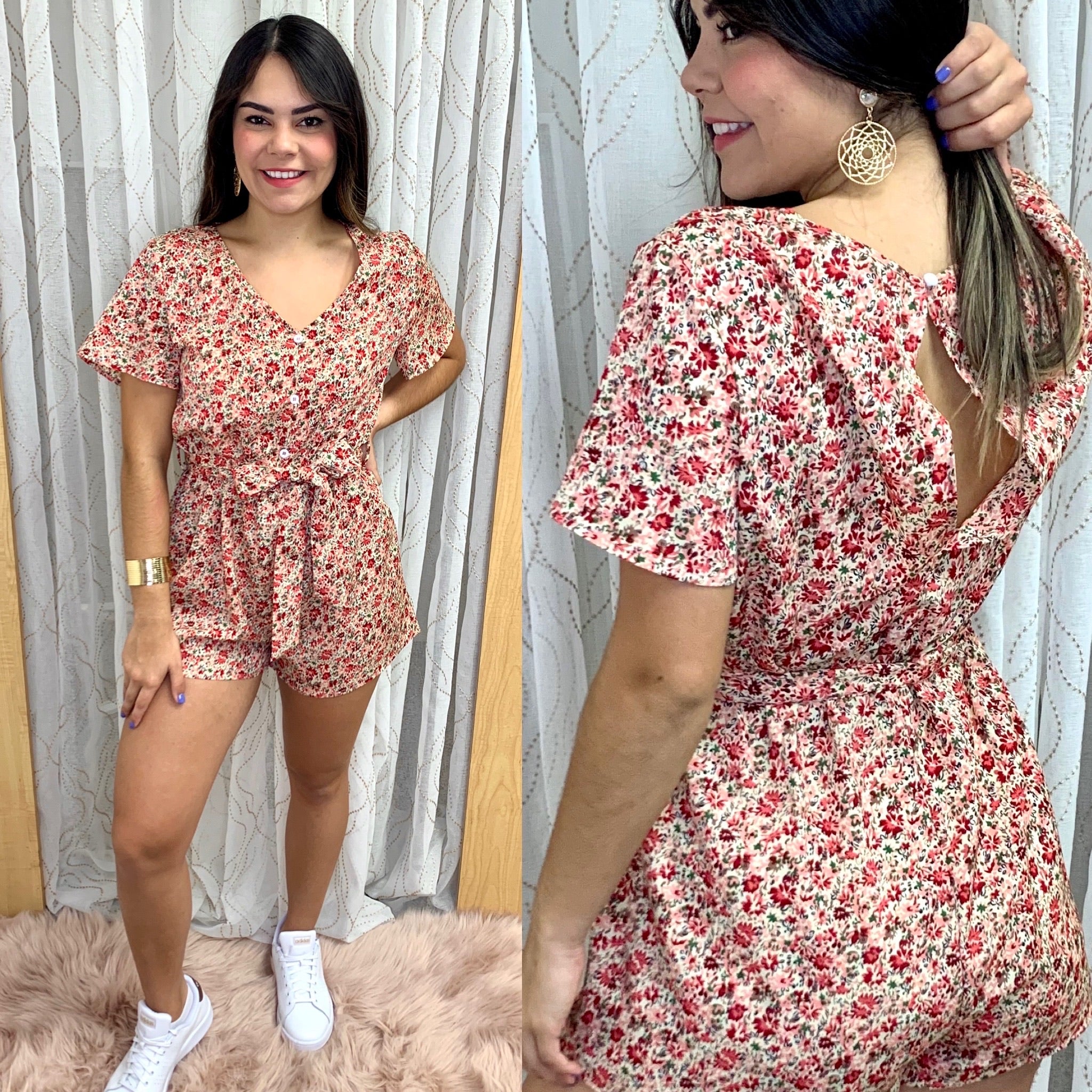 Little flowers romper