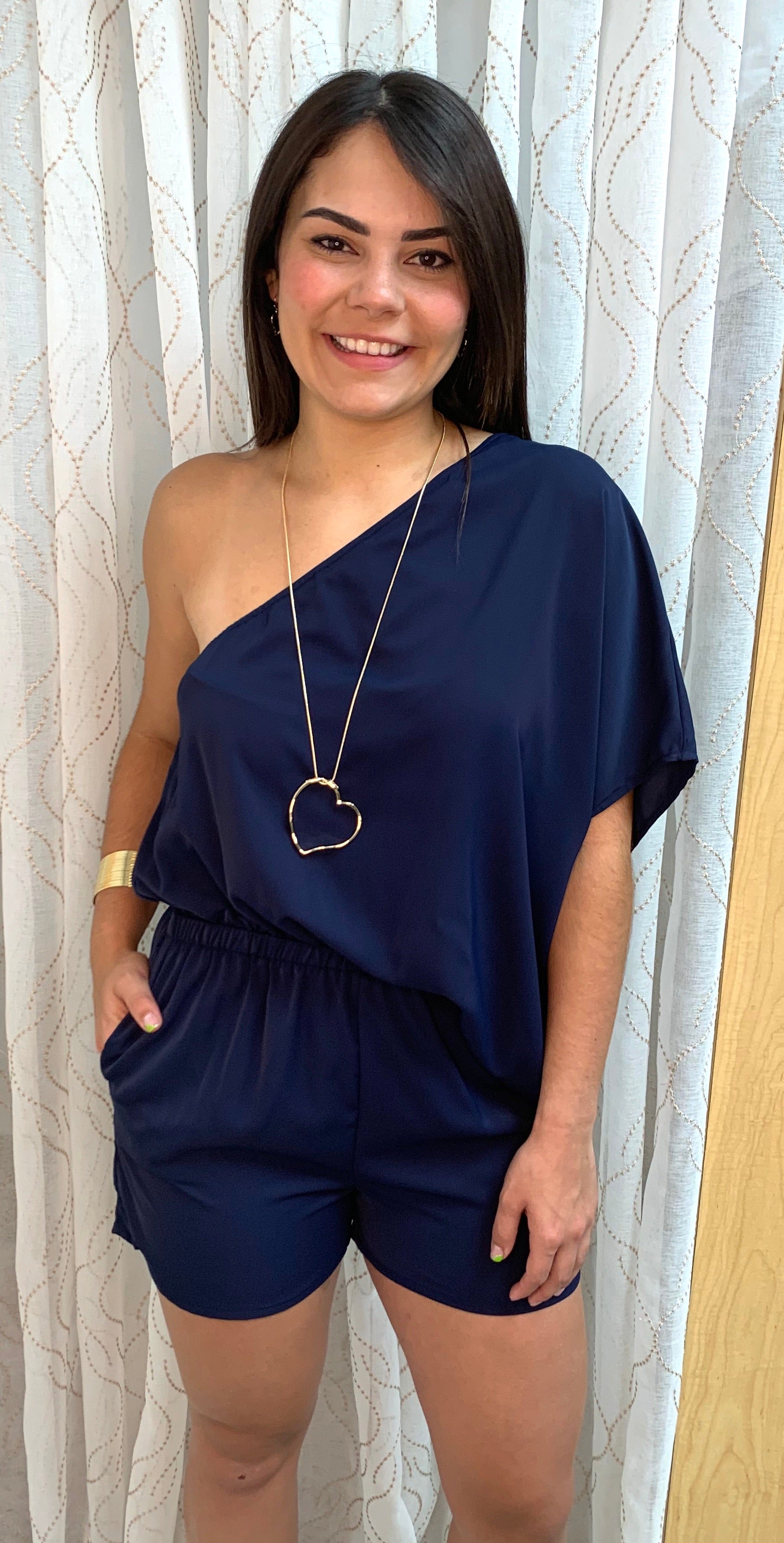 One Shoulder romper