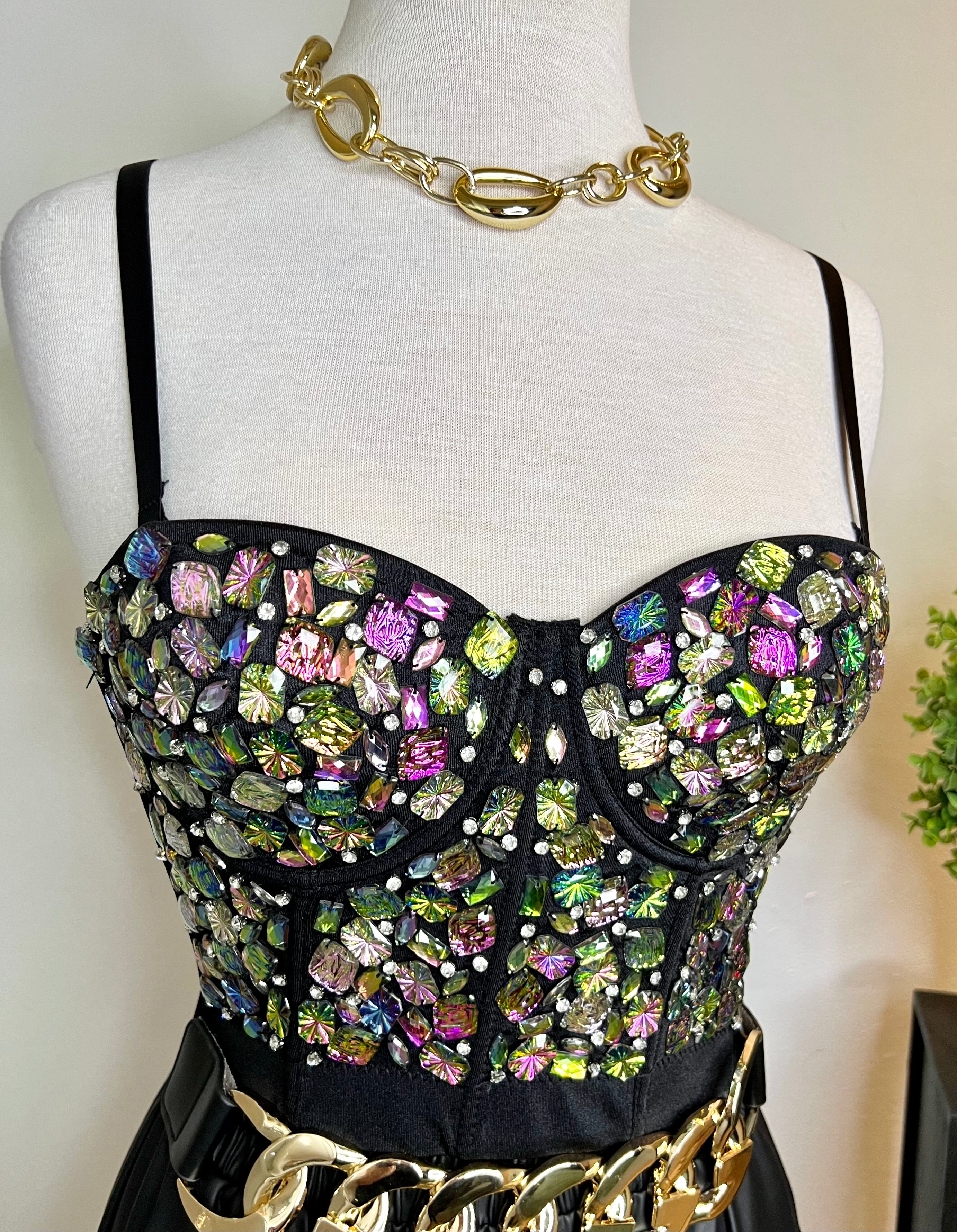 Colors stones bustier