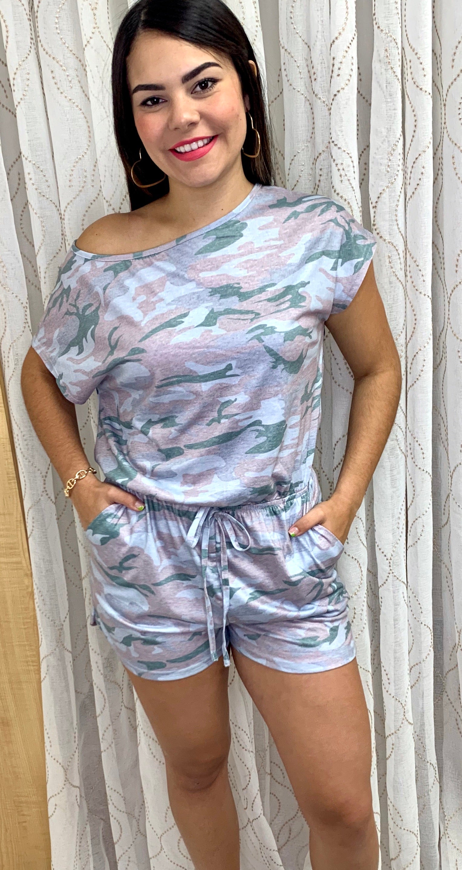 Camouflage romper