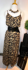 Leopard animal print jumpsuit