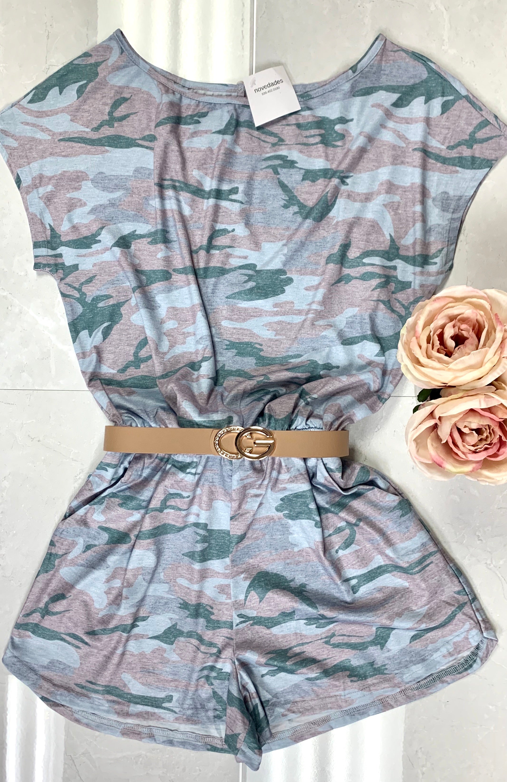 Camouflage romper