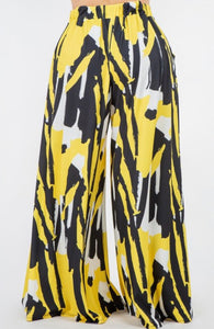 Sunny printed palazzo plus pants