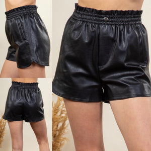 Faux Leather short