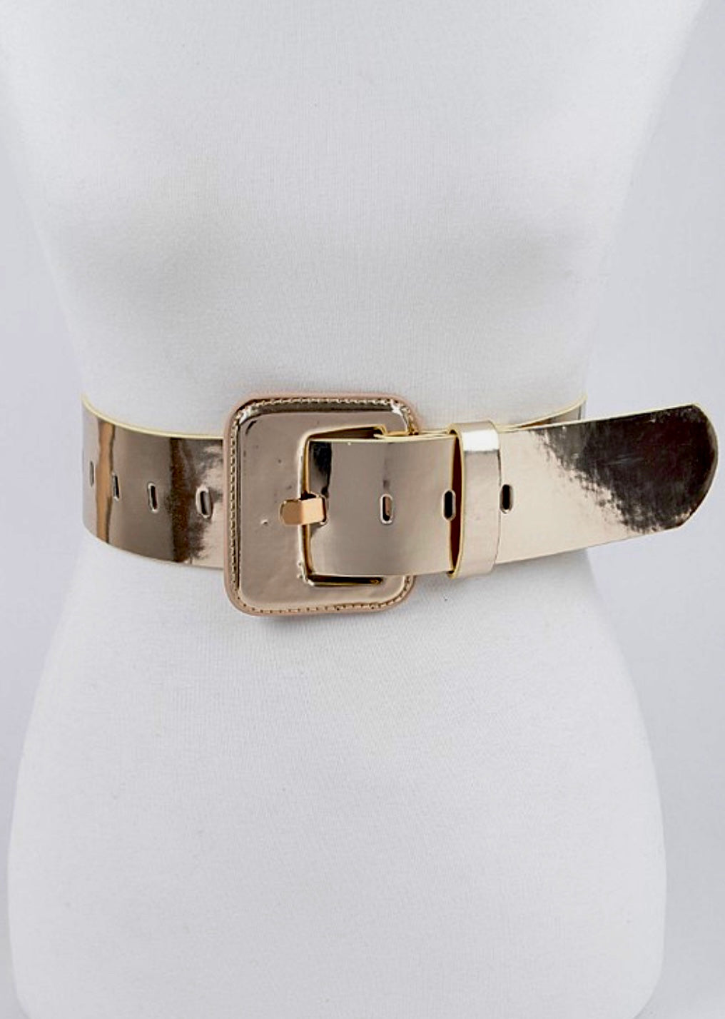 Plus metallic belt